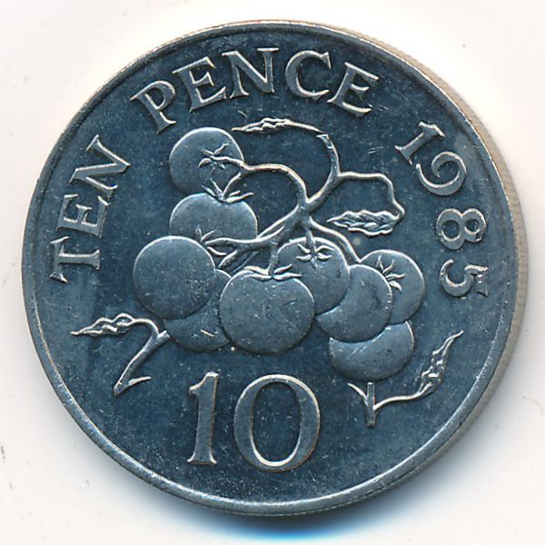 Гернси, 10 пенсов (1985 г.)