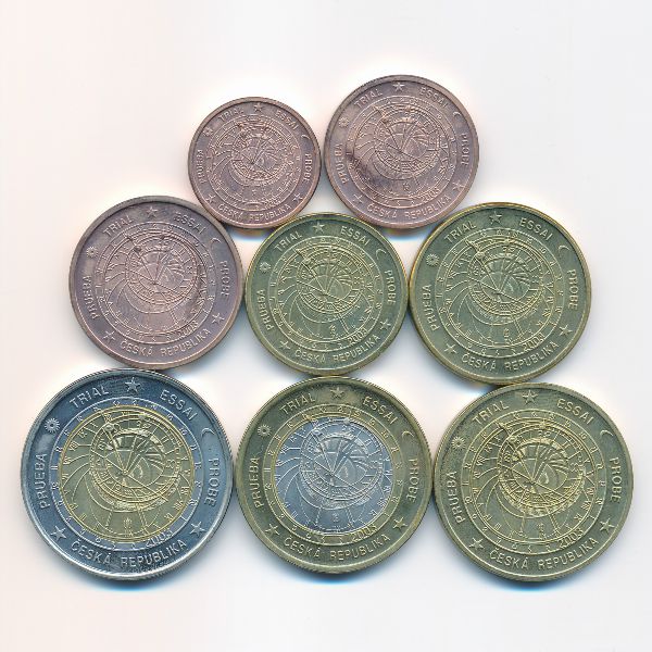 Чехия., Набор монет (2003 г.)