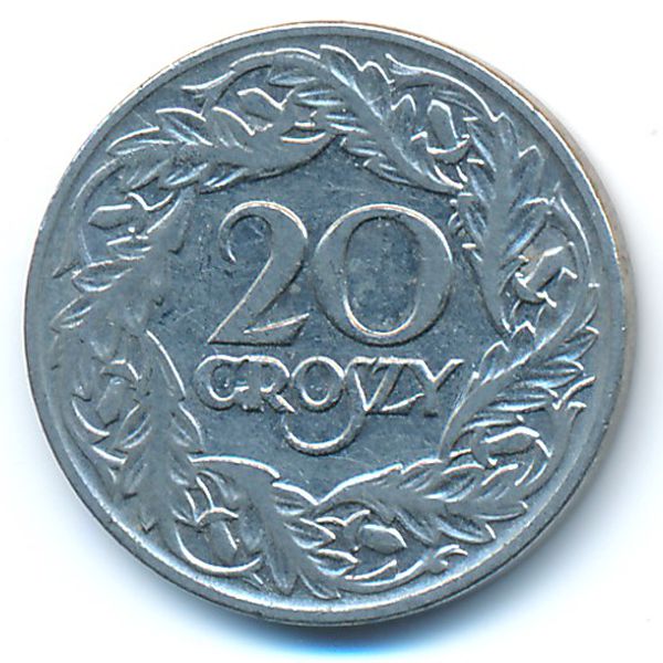 Польша, 20 грошей (1923 г.)