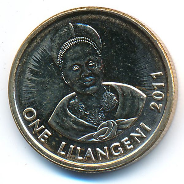 Свазиленд, 1 лилангени (2011 г.)