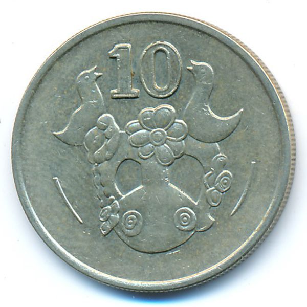 Кипр, 10 центов (1992 г.)