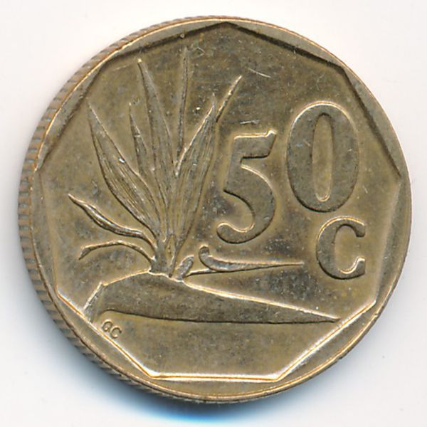 ЮАР, 50 центов (1993 г.)