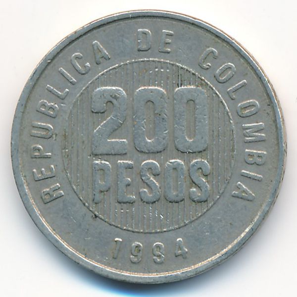 Колумбия, 200 песо (1994 г.)