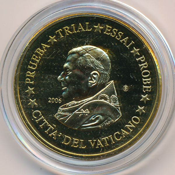 Ватикан., 50 евроцентов (2006 г.)