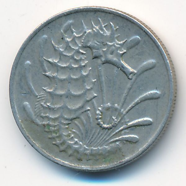 Сингапур, 10 центов (1973 г.)