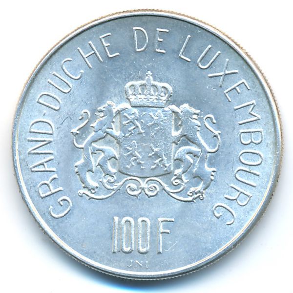 Люксембург, 100 франков (1963 г.)