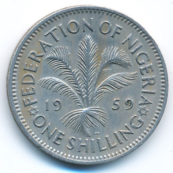 Нигерия, 1 шиллинг (1959 г.)