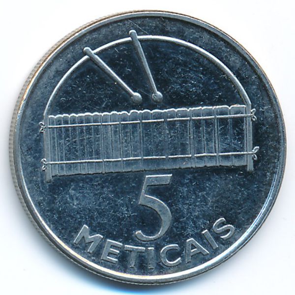 Мозамбик, 5 метикал (2006 г.)