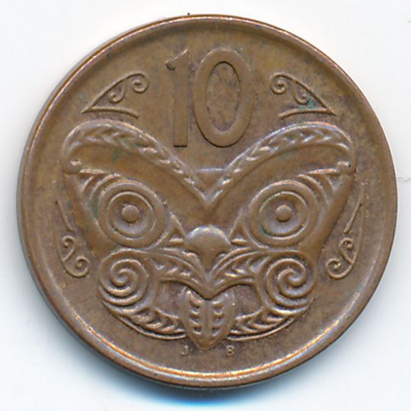Новая Зеландия, 10 центов (2006 г.)