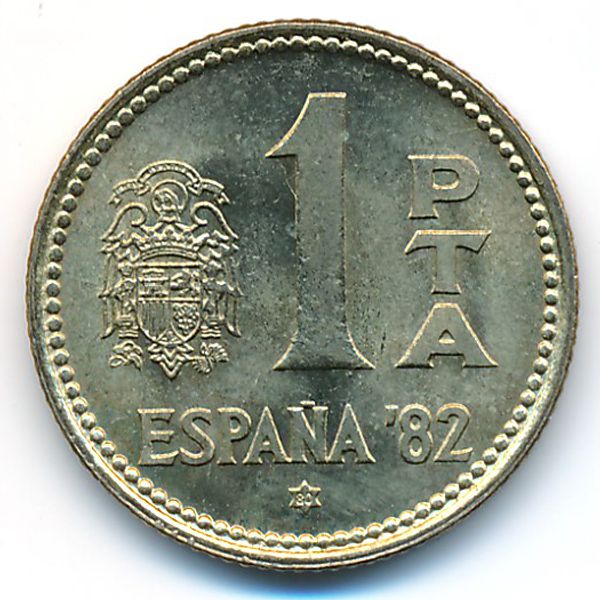 Испания, 1 песета (1980 г.)