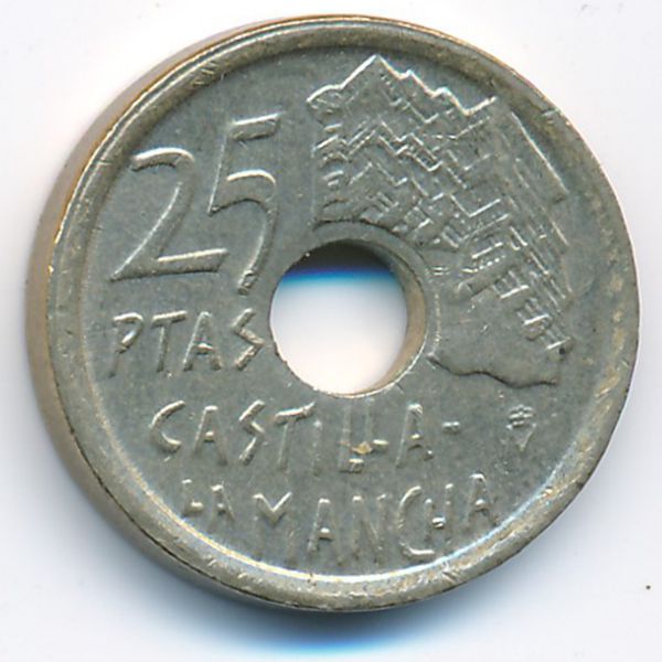 Испания, 25 песет (1996 г.)