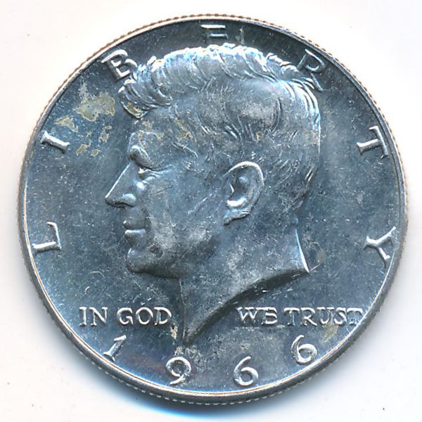 США, 1/2 доллара (1966 г.)