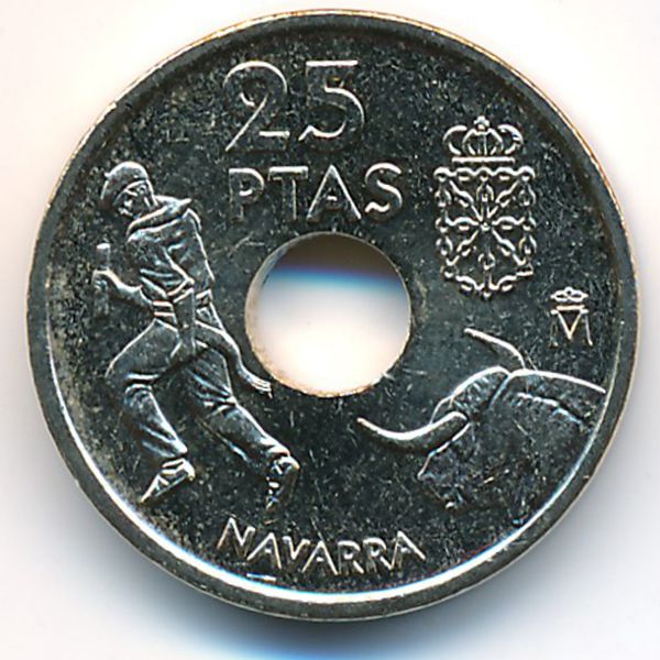 Испания, 25 песет (1999 г.)