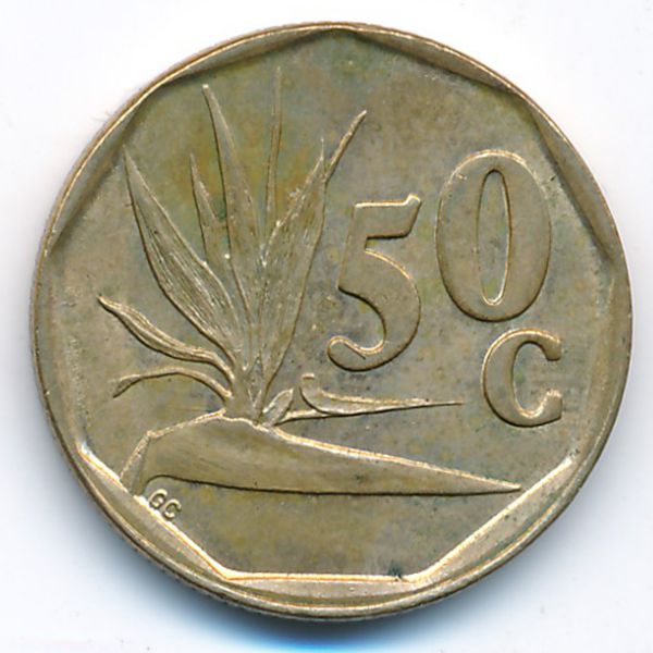 ЮАР, 50 центов (1994 г.)