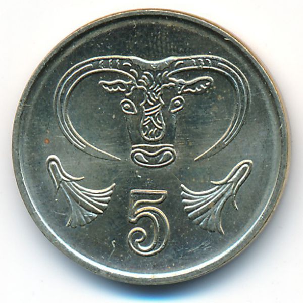 Кипр, 5 центов (1998 г.)