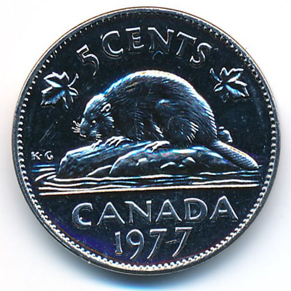 Канада, 5 центов (1977 г.)