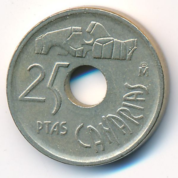 Испания, 25 песет (1994 г.)