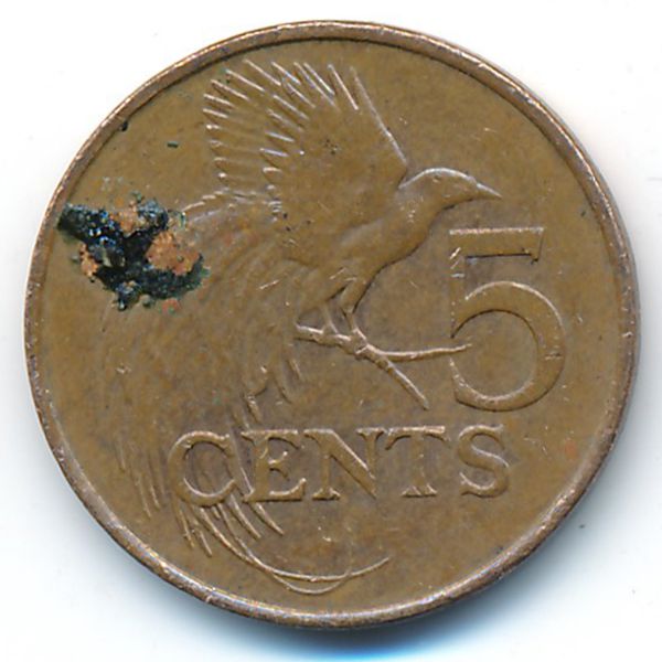 Тринидад и Тобаго, 5 центов (2004 г.)