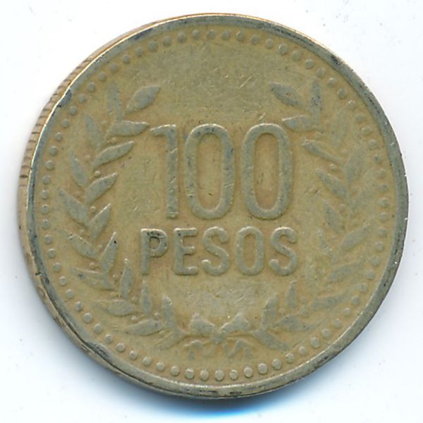 Колумбия, 100 песо (1995 г.)