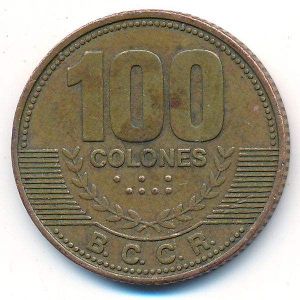 Коста-Рика, 100 колон (2006 г.)