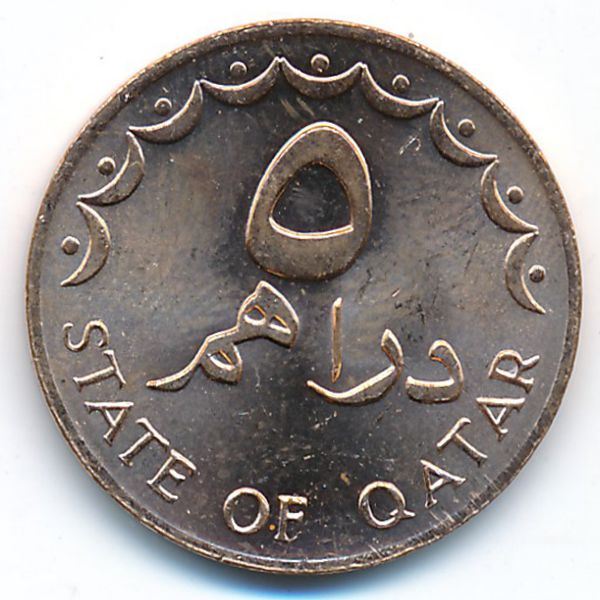 Катар, 5 дирхамов (1978 г.)
