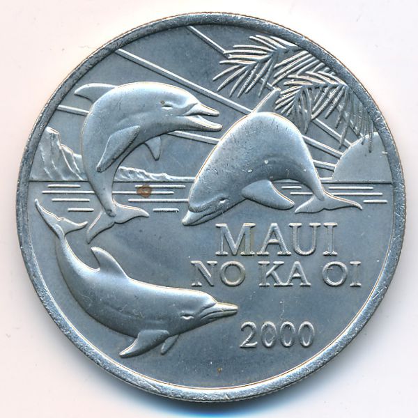 Гавайские острова., 1 доллар (2000 г.)