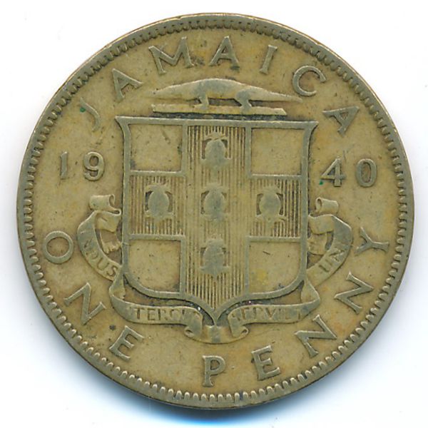 Ямайка, 1 пенни (1940 г.)