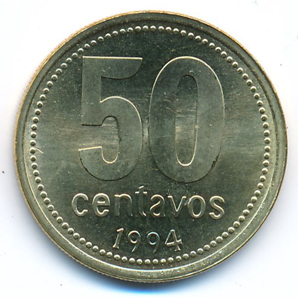 Аргентина, 50 сентаво (1994 г.)