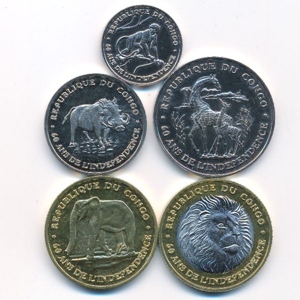 Конго, Набор монет (2020 г.)