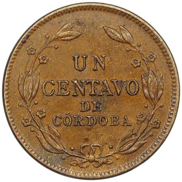 Никарагуа, 1 сентаво (1929 г.)