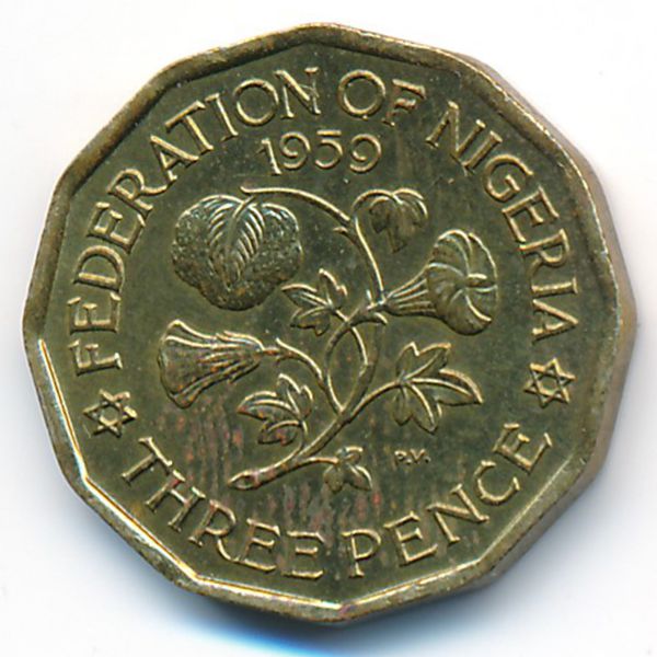 Нигерия, 3 пенса (1959 г.)