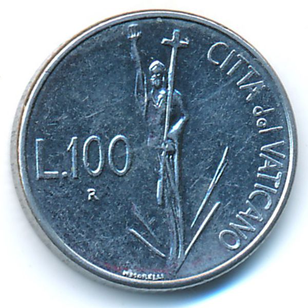 Ватикан, 100 лир (1991 г.)