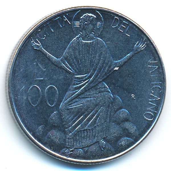 Ватикан, 100 лир (1986 г.)