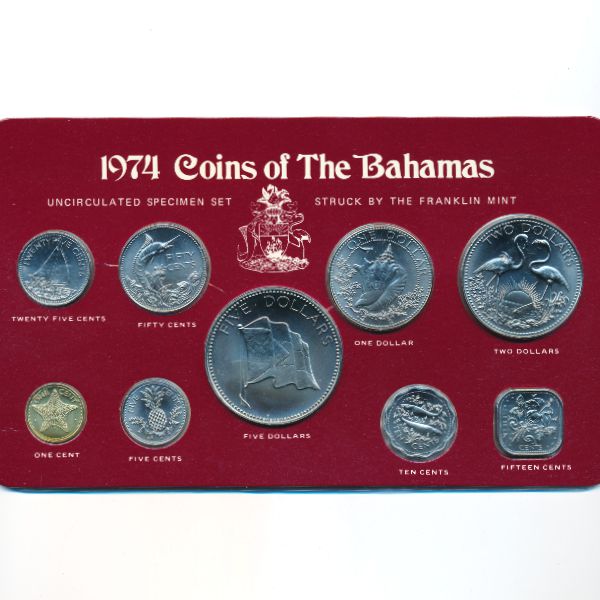 Багамские острова, Набор монет (1974 г.)