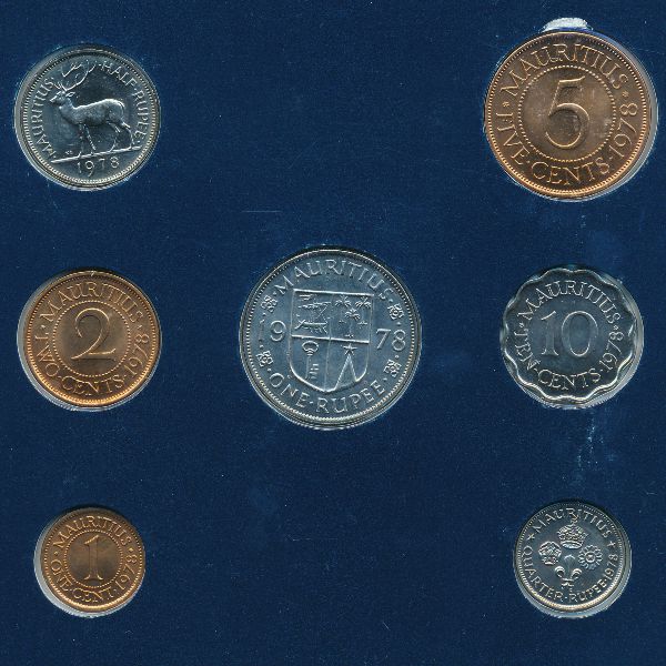 Маврикий, Набор монет (1978 г.)