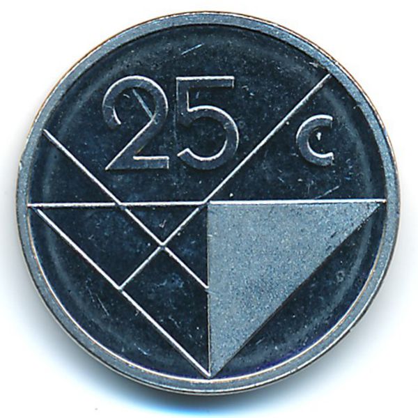 Аруба, 25 центов (2008 г.)