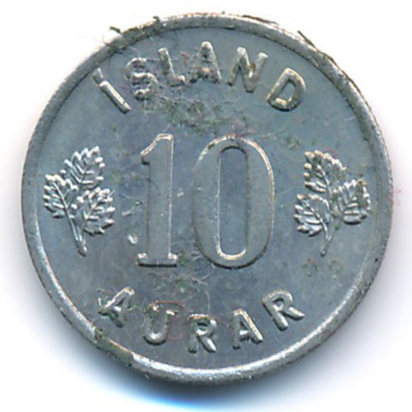 Исландия, 10 эйре (1969 г.)