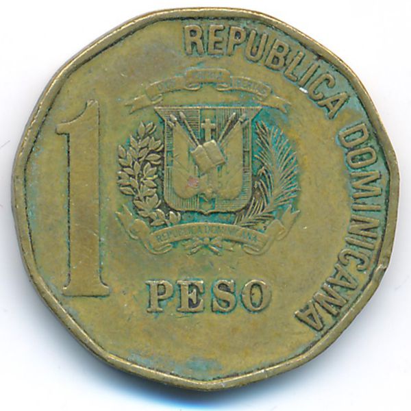 Доминиканская республика, 1 песо (1991 г.)