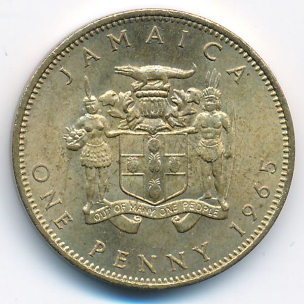 Ямайка, 1 пенни (1965 г.)
