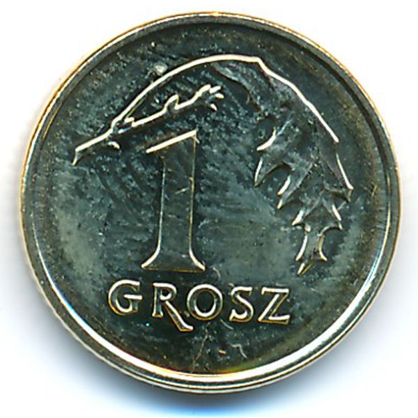 Польша, 1 грош (2021 г.)