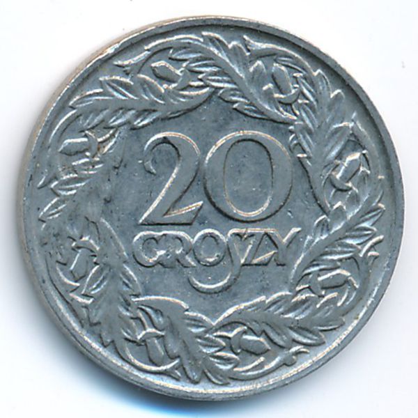 Польша, 20 грошей (1923 г.)