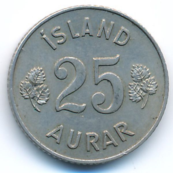 Исландия, 25 эйре (1967 г.)