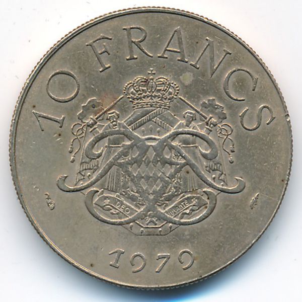 Монако, 10 франков (1979 г.)