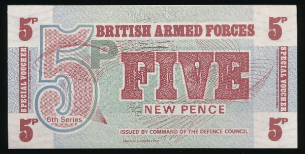 Великобритания, 5 новых пенсов