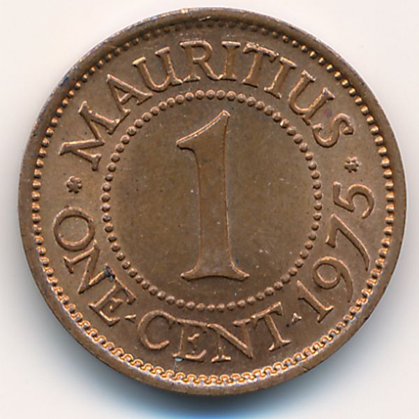 Маврикий, 1 цент (1975 г.)