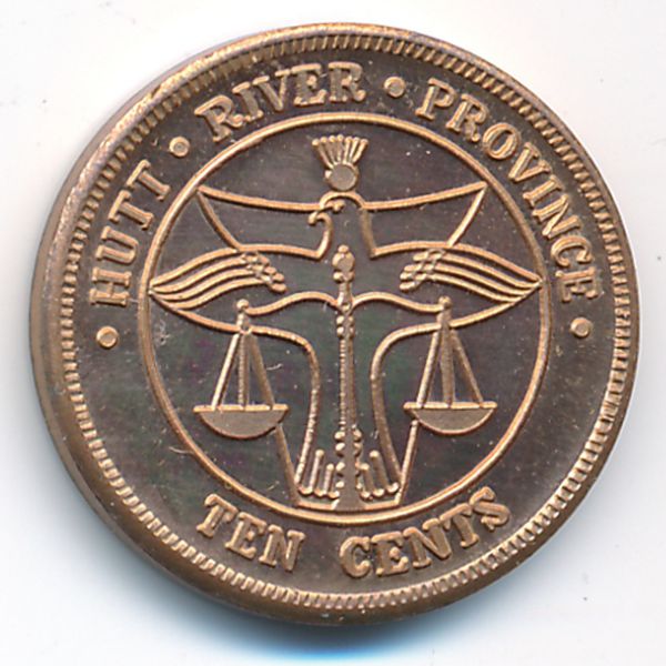 Хатт Ривер., 10 центов (1976 г.)