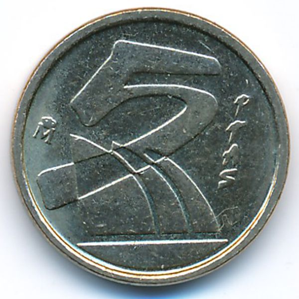 Испания, 5 песет (1992 г.)