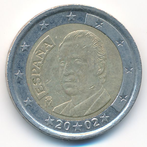Испания, 2 евро (2002 г.)