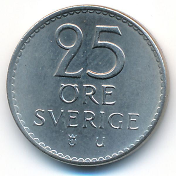 Швеция, 25 эре (1965 г.)