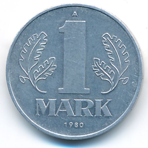 ГДР, 1 марка (1980 г.)